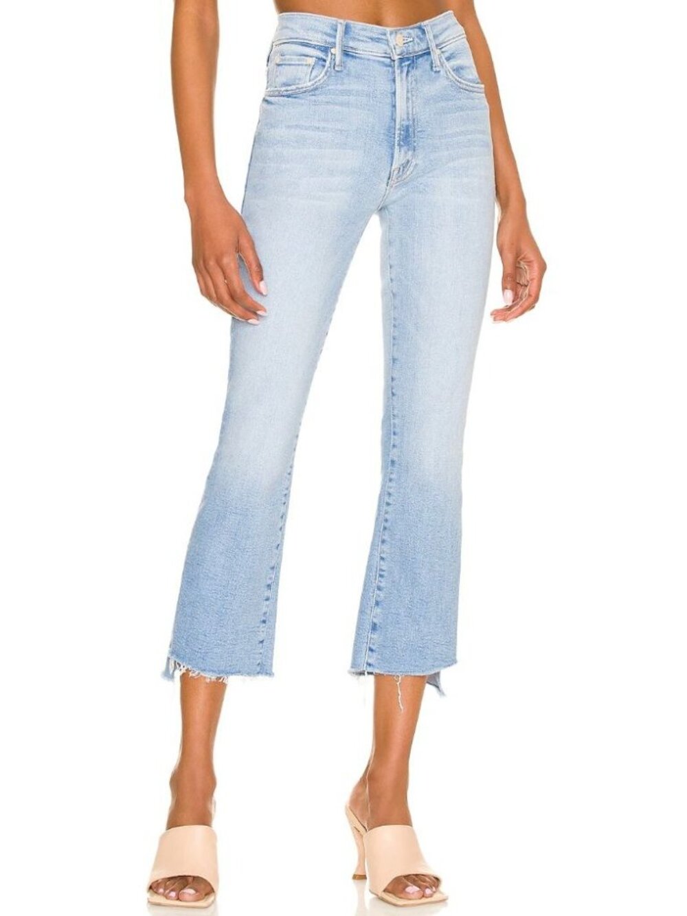 Mother The Insider Crop Step Fray Jeans Limited Edition-sz 29